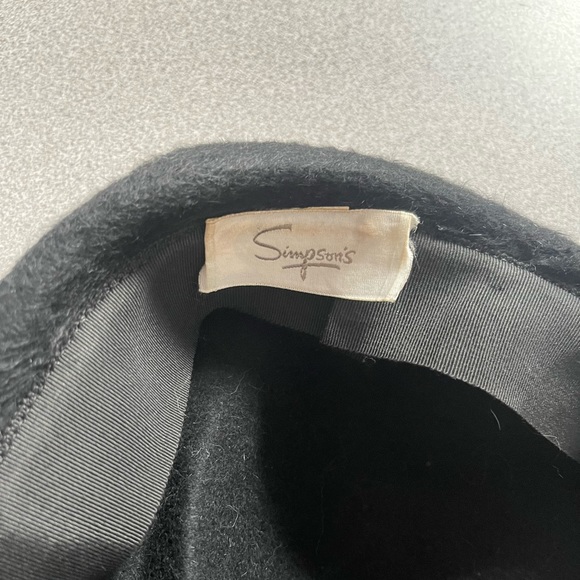 Vintage Simpsons Black Felt Hat - Picture 13 of 14